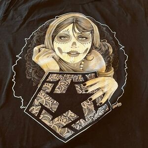 Tribal TribalGear.com Tribal GEAR black‎ t-shirt size large short sleeve graphic